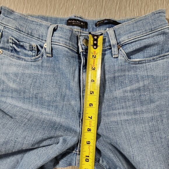 Banana Republic Mid Rise Crop Flare Jeans Women’s Size 29 - Picture 7 of 8